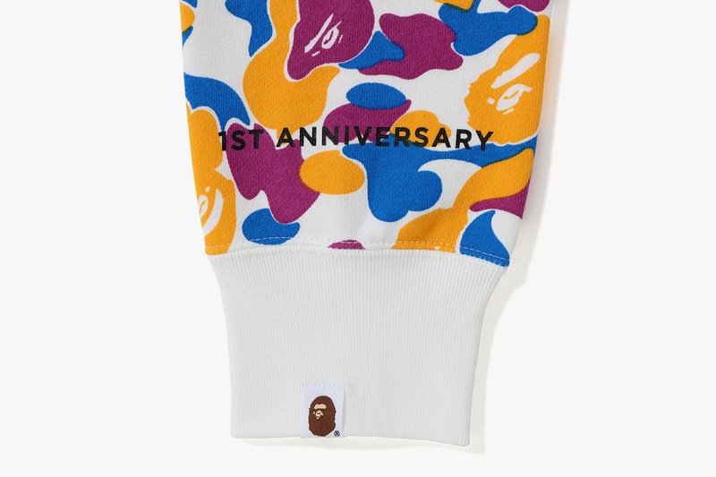 BAPE LA Los Angeles A Bathing Ape Shark Zip Hoodie Print ABC Camo Anniversary Collection Release Date Drop Information T shirts Jet Caps Headband bucket hat shorts exclusive limited edition online instore 