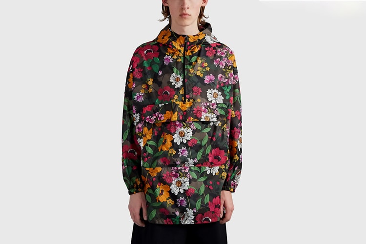 Valentino Lets Florals Bloom on Sporty Camo Jacket
