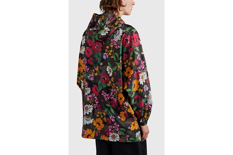 Valentino floral camoflauge tech satin oversized jacket barneys new york mens