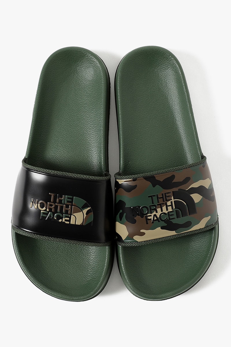 beams the north face japan ss19 Base Camp Slide Ⅱ spring summer 2019 exclusive camouflage black white orange colorways release date info buy
