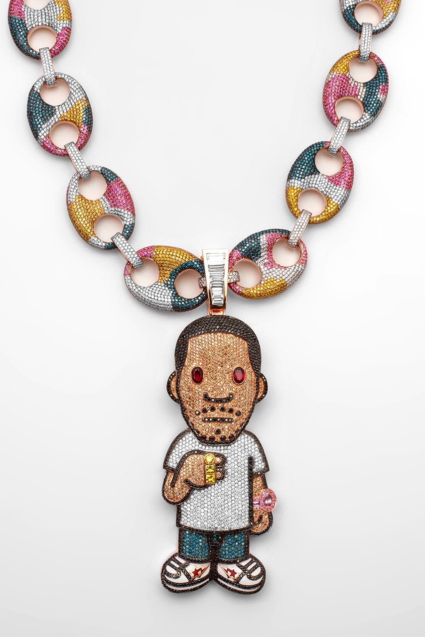 Ben Baller Designs BAPE Chain for Kid Cudi