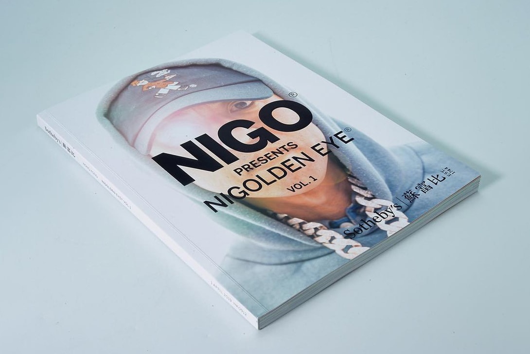 nigo nigoldeneye volume one catalog sothebys hong kong tom sachs mcdonalds adam lister james jean pins matt mccormick 