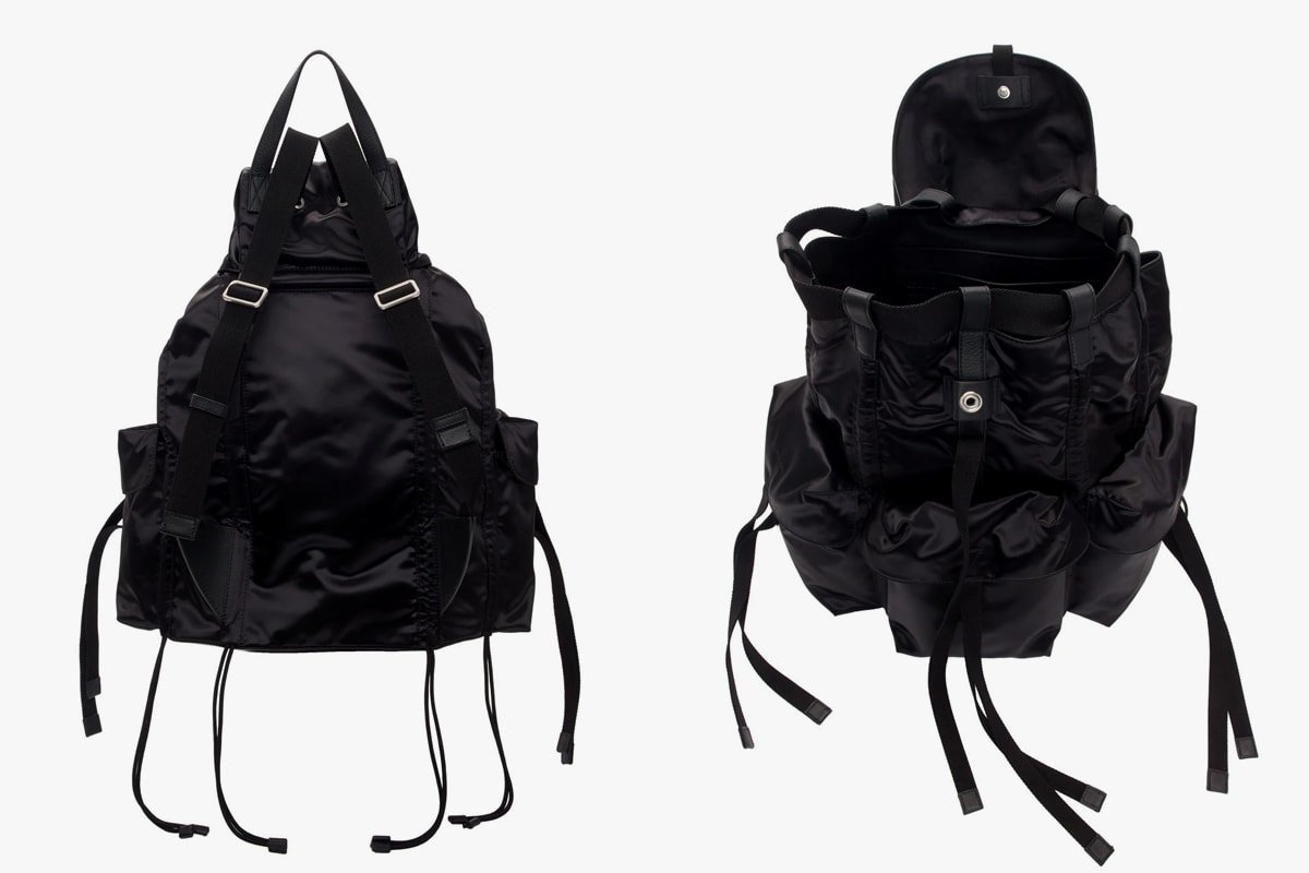 Best Spring 2019 Bags Backpacks Pouches Loewe Rick Owens Raf Simons Eastpak Off White Calvin Klein 205W39NYC Balenciaga Jil Sander Heron Preston And Wander Stone Island