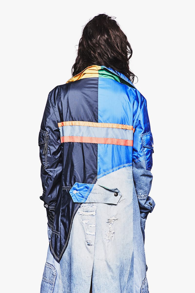 Birdwell Greg Lauren Capsule Collection Spring Summer 2019 SS19 50/50 Split Clothing Jackets Denim Trucker Sweatpants track pants shirt robe