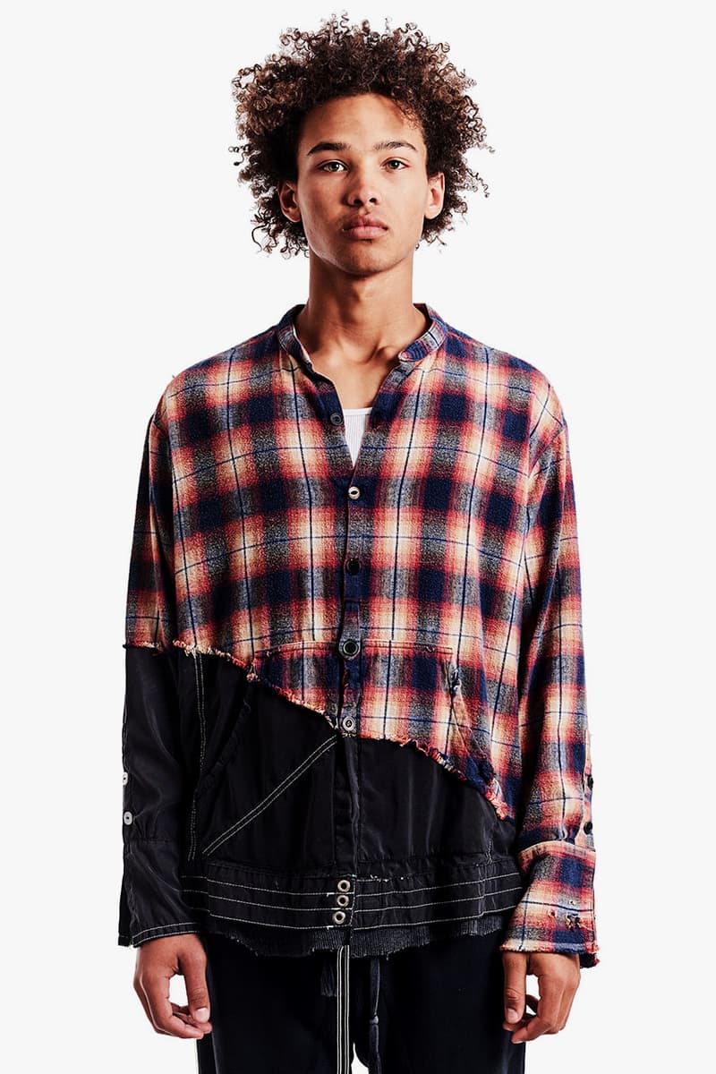 Birdwell Greg Lauren Capsule Collection Spring Summer 2019 SS19 50/50 Split Clothing Jackets Denim Trucker Sweatpants track pants shirt robe 