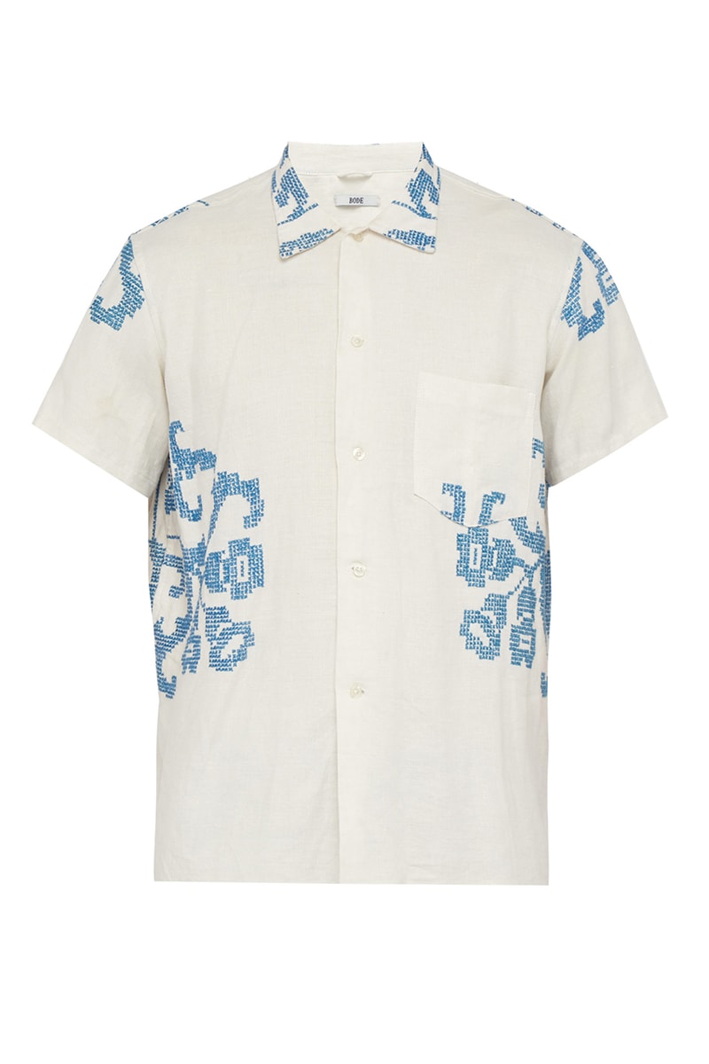 BODE SS19 Exclusives for MATCHESFASHION.COM emily new york spring summer 2019 clothing jacket shirt patchwork embroidery handmade