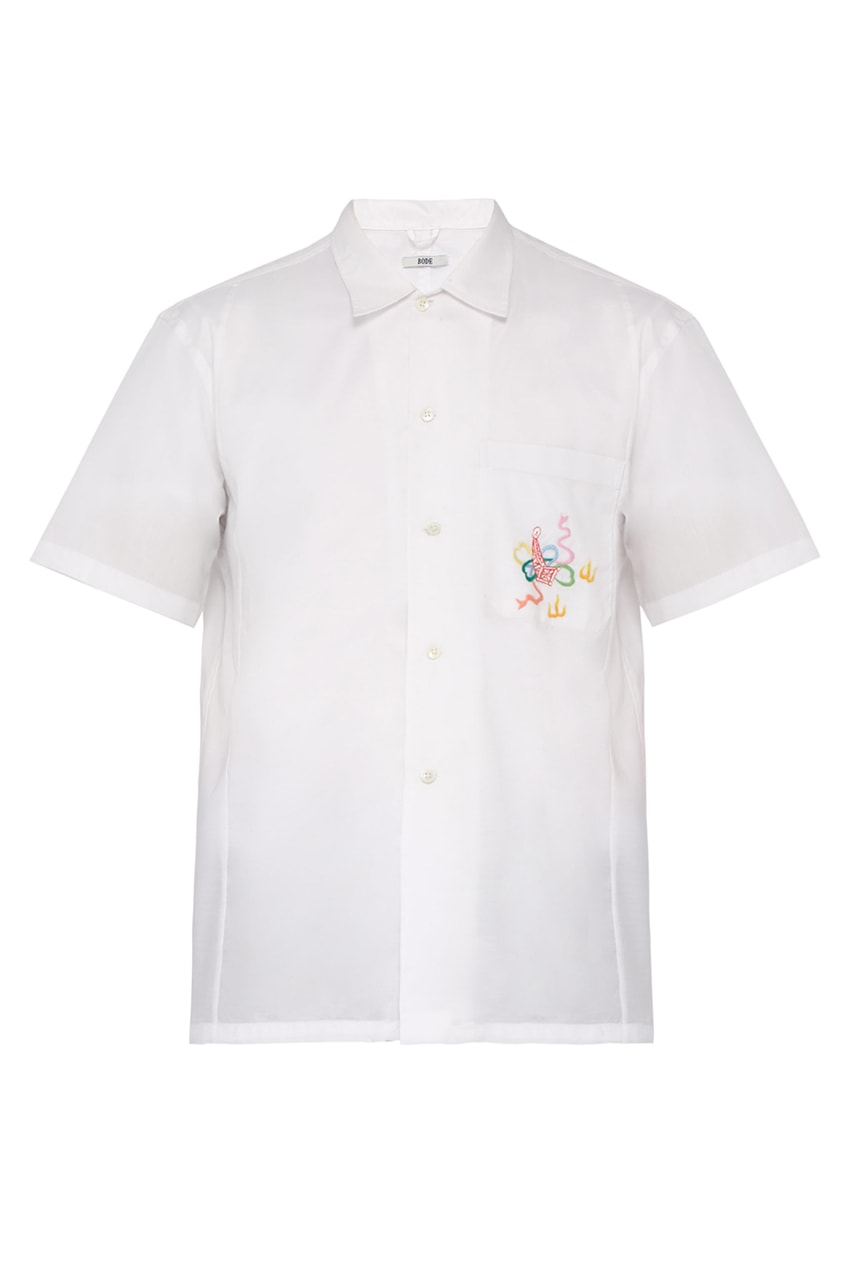 BODE SS19 Exclusives for MATCHESFASHION.COM emily new york spring summer 2019 clothing jacket shirt patchwork embroidery handmade