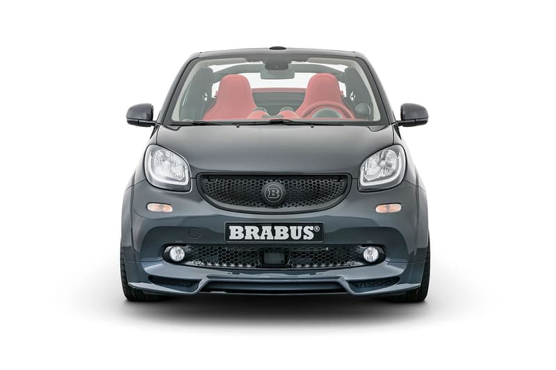 BRABUS ultimate e shadow edition limited 28 number performance tuned electric car limited EQ fortwo cabrio smart car release information details specs