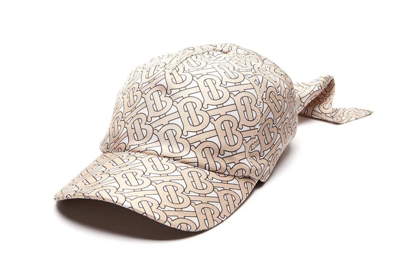 Burberry Monogram Logo Print Silk Bandana Cap Release Info Details Cop Purchase Buy £350 Pounds GBP