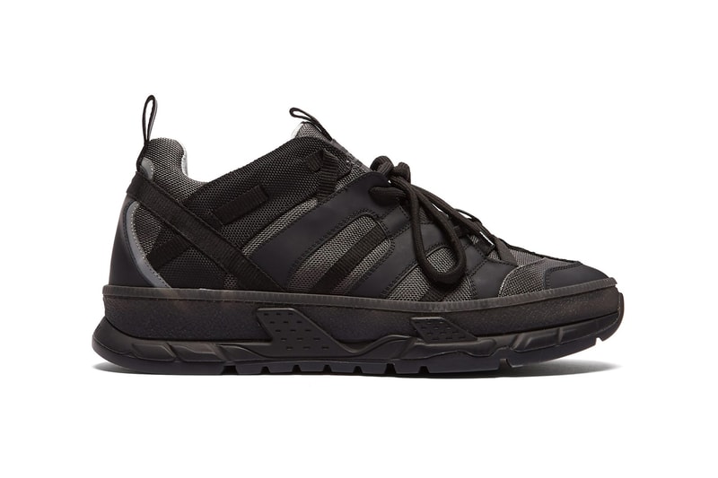 Burberry RS5 Sneaker Canvas Panel Chunky Trekking Dad Shoe Triple Black Colorway Soon Release