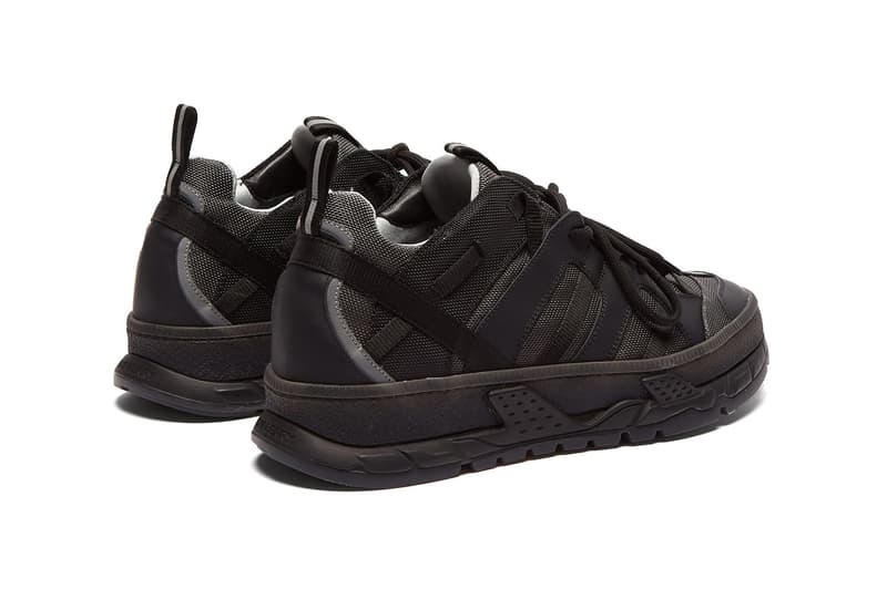 Burberry RS5 Sneaker Canvas Panel Chunky Trekking Dad Shoe Triple Black Colorway Soon Release