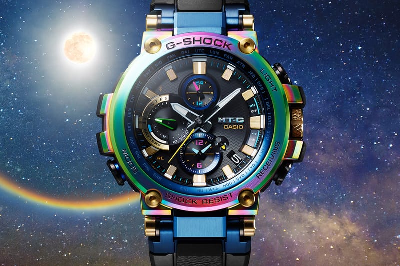 rainbow color g shock