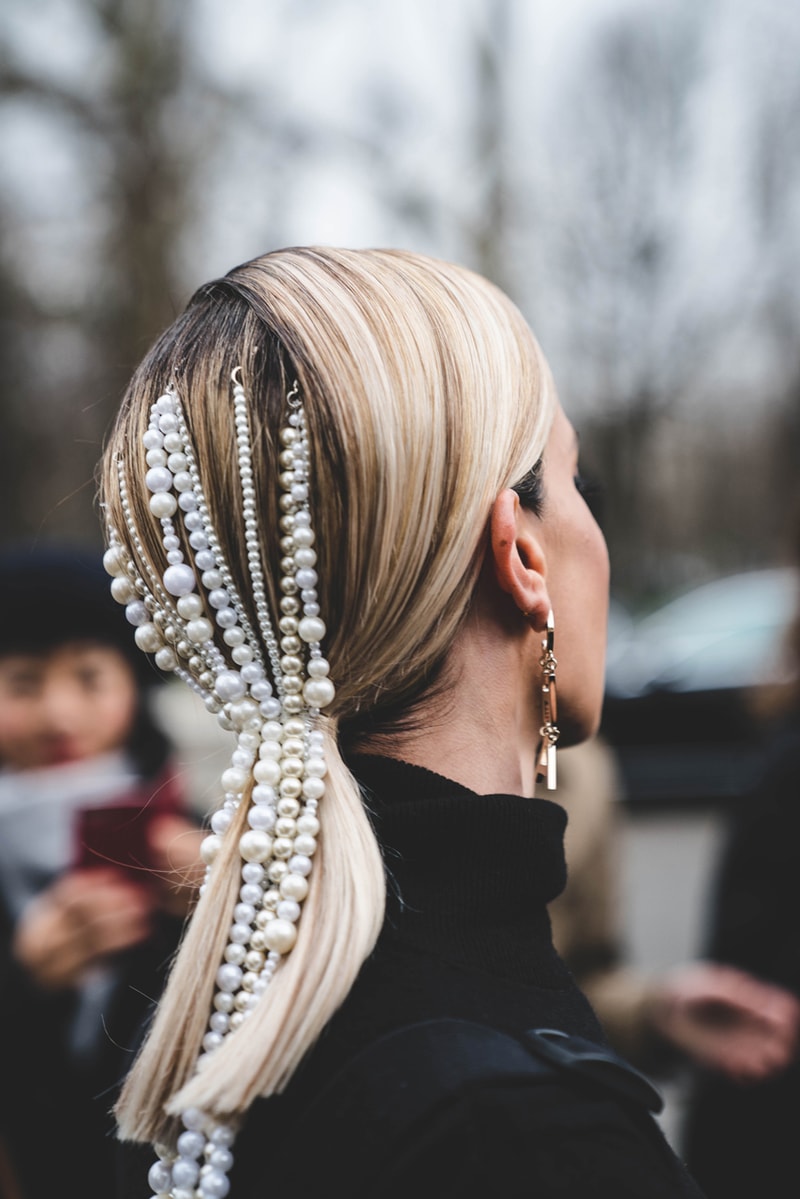 Chanel FW19 Paris Fashion Week Street Style runway collection fall winter 2019 karl lagerfeld guest attendee pfw