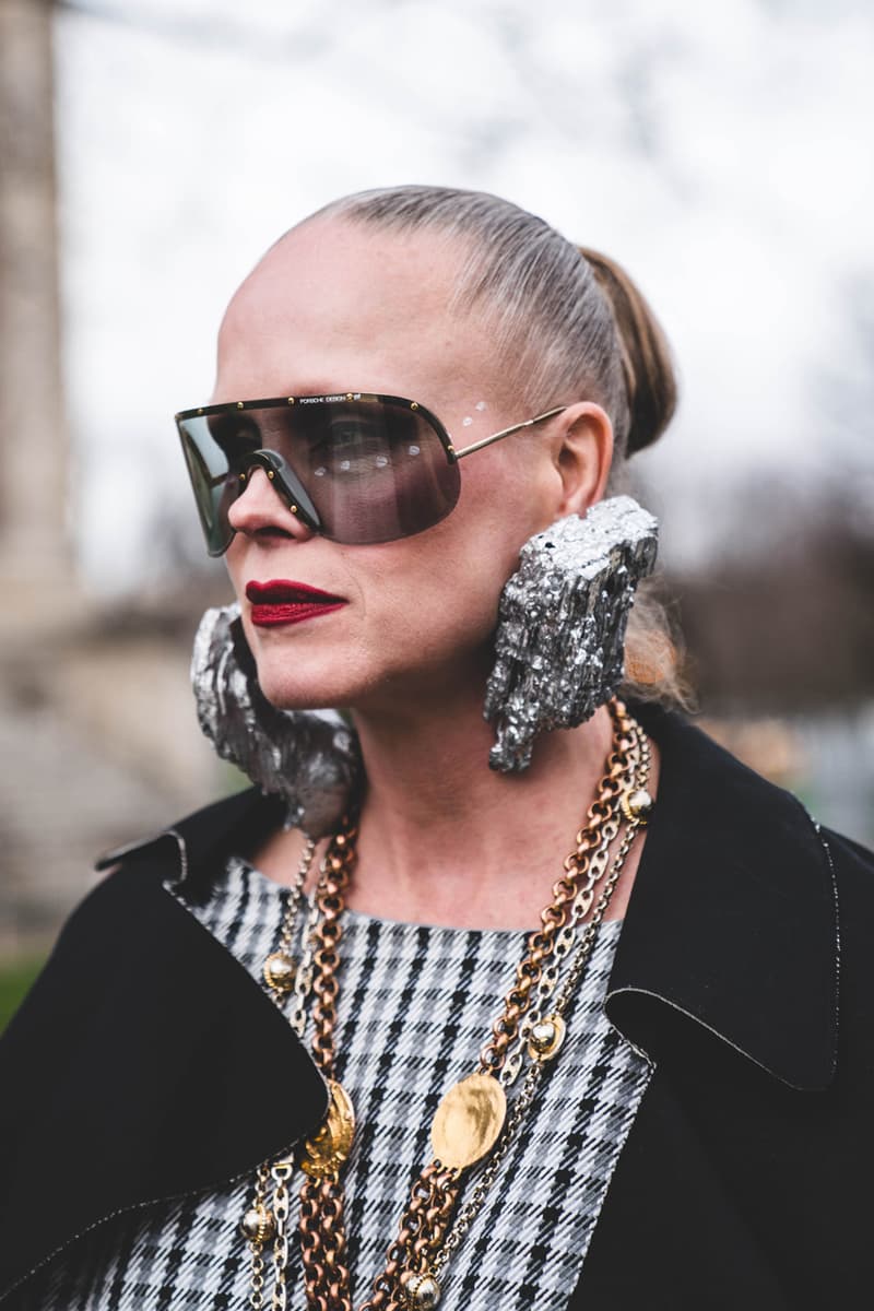 Chanel FW19 Paris Fashion Week Street Style runway collection fall winter 2019 karl lagerfeld guest attendee pfw 