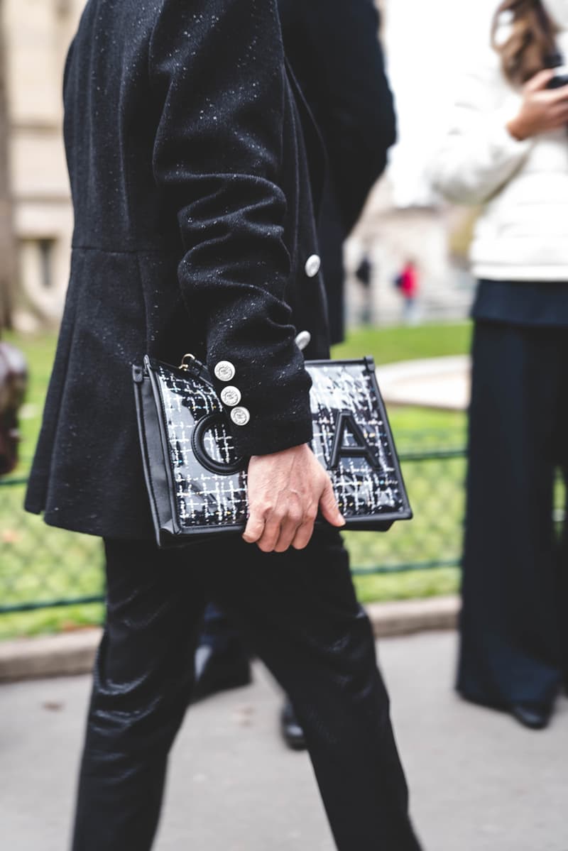 Chanel FW19 Paris Fashion Week Street Style runway collection fall winter 2019 karl lagerfeld guest attendee pfw 