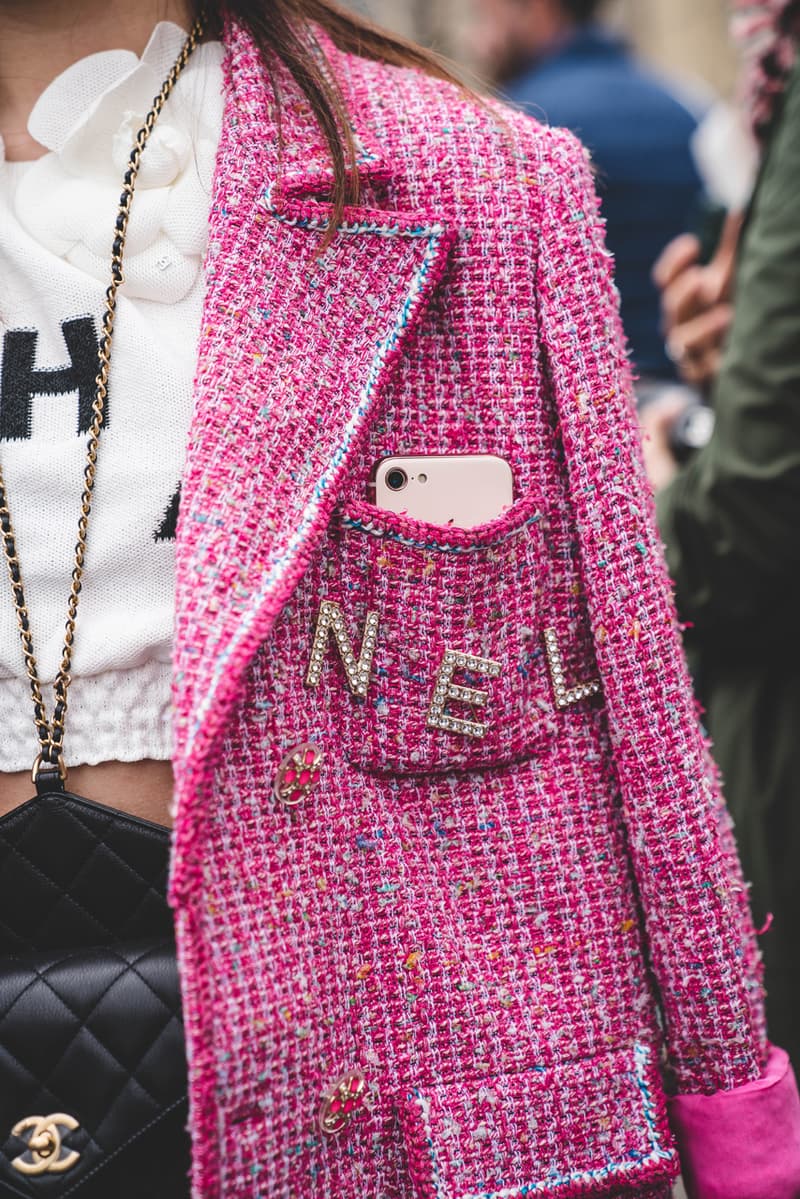 Chanel FW19 Paris Fashion Week Street Style runway collection fall winter 2019 karl lagerfeld guest attendee pfw 