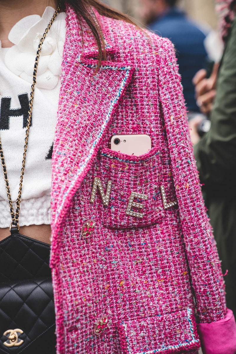 Chanel FW19 Paris Fashion Week Street Style runway collection fall winter 2019 karl lagerfeld guest attendee pfw