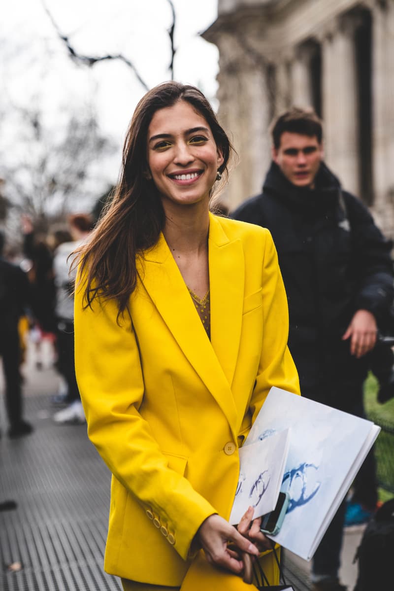 Chanel FW19 Paris Fashion Week Street Style runway collection fall winter 2019 karl lagerfeld guest attendee pfw 