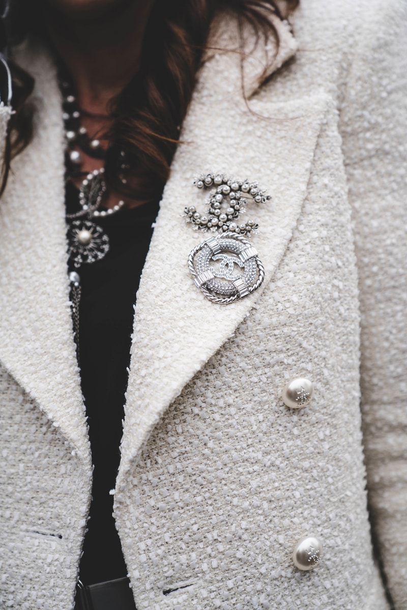 Chanel FW19 Paris Fashion Week Street Style runway collection fall winter 2019 karl lagerfeld guest attendee pfw