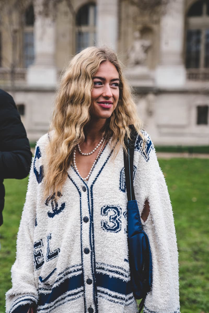 Chanel FW19 Paris Fashion Week Street Style runway collection fall winter 2019 karl lagerfeld guest attendee pfw 