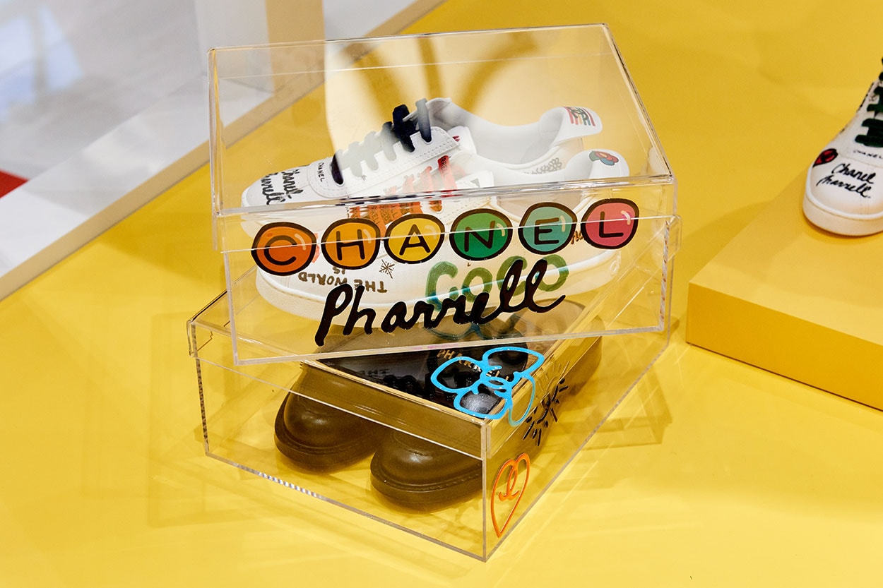Chanel Pharrell SS19 Collection Seoul Debut Pharrell Williams Karl Lagerfeld jewelry clothes loafers bags accessories bucket hat release info price drop date 
