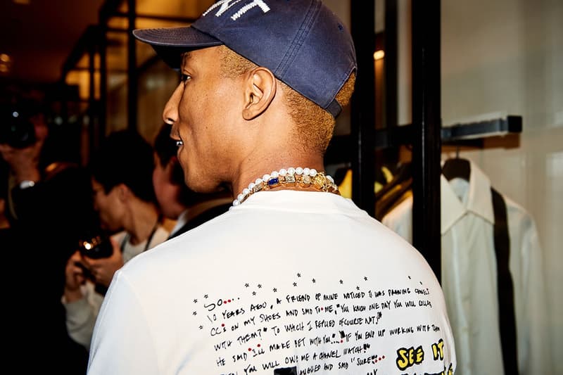 Chanel Pharrell SS19 Collection Seoul Debut Pharrell Williams Karl Lagerfeld jewelry clothes loafers bags accessories bucket hat release info price drop date