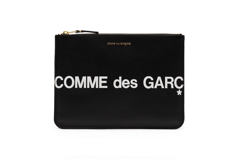 COMME des GARÇONS Red Black Logo Wallets Release info drop date I.T rei kawakubo dover street market CDG huge logo collection supreme 