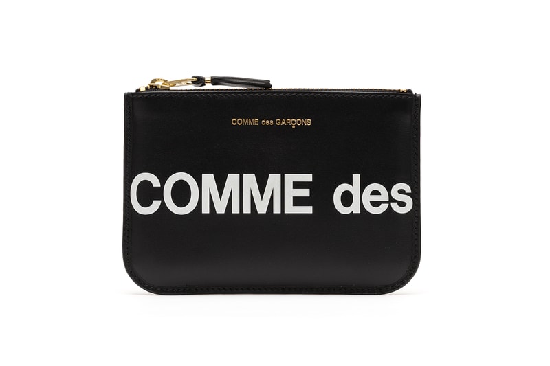 COMME des GARÇONS Red Black Logo Wallets Release info drop date I.T rei kawakubo dover street market CDG huge logo collection supreme 
