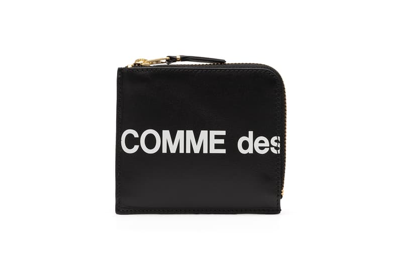 COMME des GARÇONS Red Black Logo Wallets Release info drop date I.T rei kawakubo dover street market CDG huge logo collection supreme 