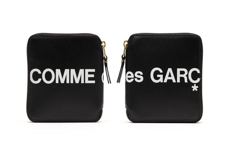 COMME des GARÇONS Red Black Logo Wallets Release info drop date I.T rei kawakubo dover street market CDG huge logo collection supreme 