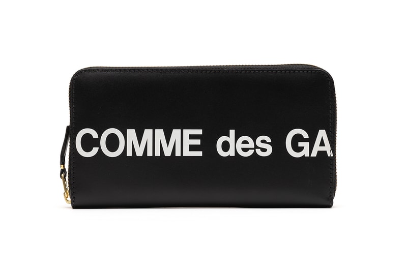 COMME des GARÇONS Red Black Logo Wallets Release info drop date I.T rei kawakubo dover street market CDG huge logo collection supreme 