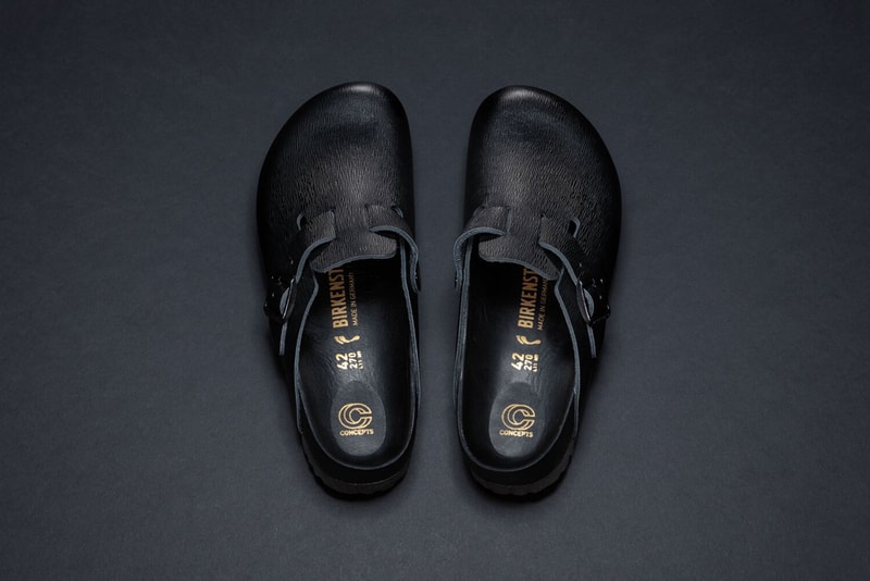 Concepts Birkenstock Black Boston Clog Collaboration Collection