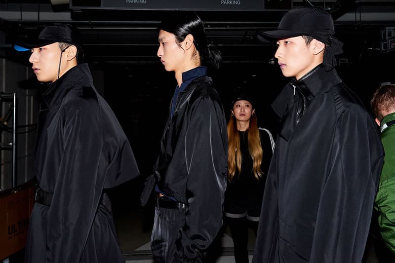 Cottweiller Seoul Fashion Week Fall Winter 2019 FW19 Back Stage BTS Behind The Scenes BFA British Fashion Association Ben Corrtell Matthew Dainty The Lost Art of Cruising Reebok
