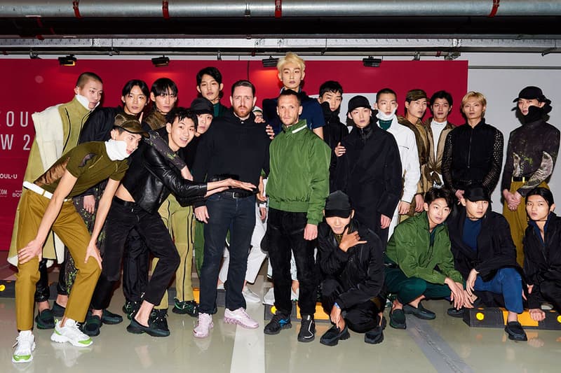 Cottweiller Seoul Fashion Week Fall Winter 2019 FW19 Back Stage BTS Behind The Scenes BFA British Fashion Association Ben Corrtell Matthew Dainty The Lost Art of Cruising Reebok