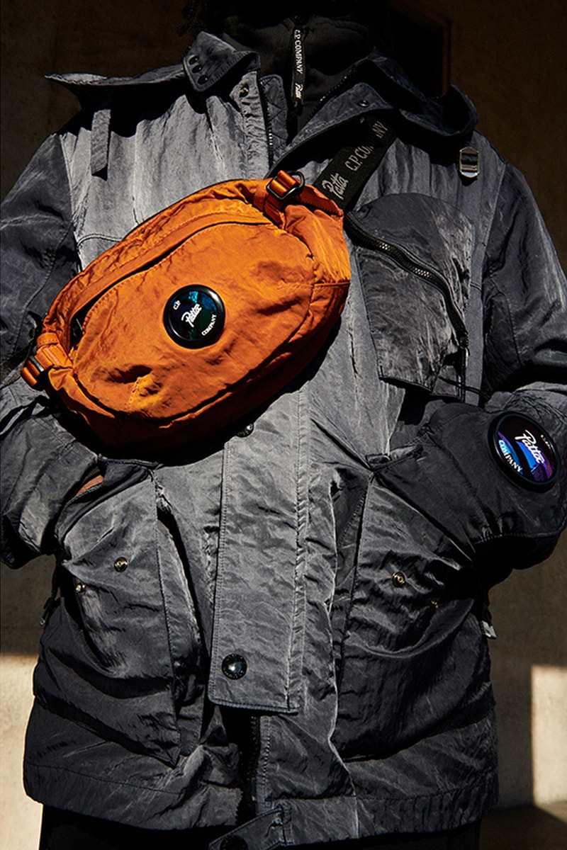 C.P. Company Patta Capsule Collection release info drop price pricing stockist beams t nylon metal jackets goggles vest graphic tees t-shirts bucket hats fleece zip ups 