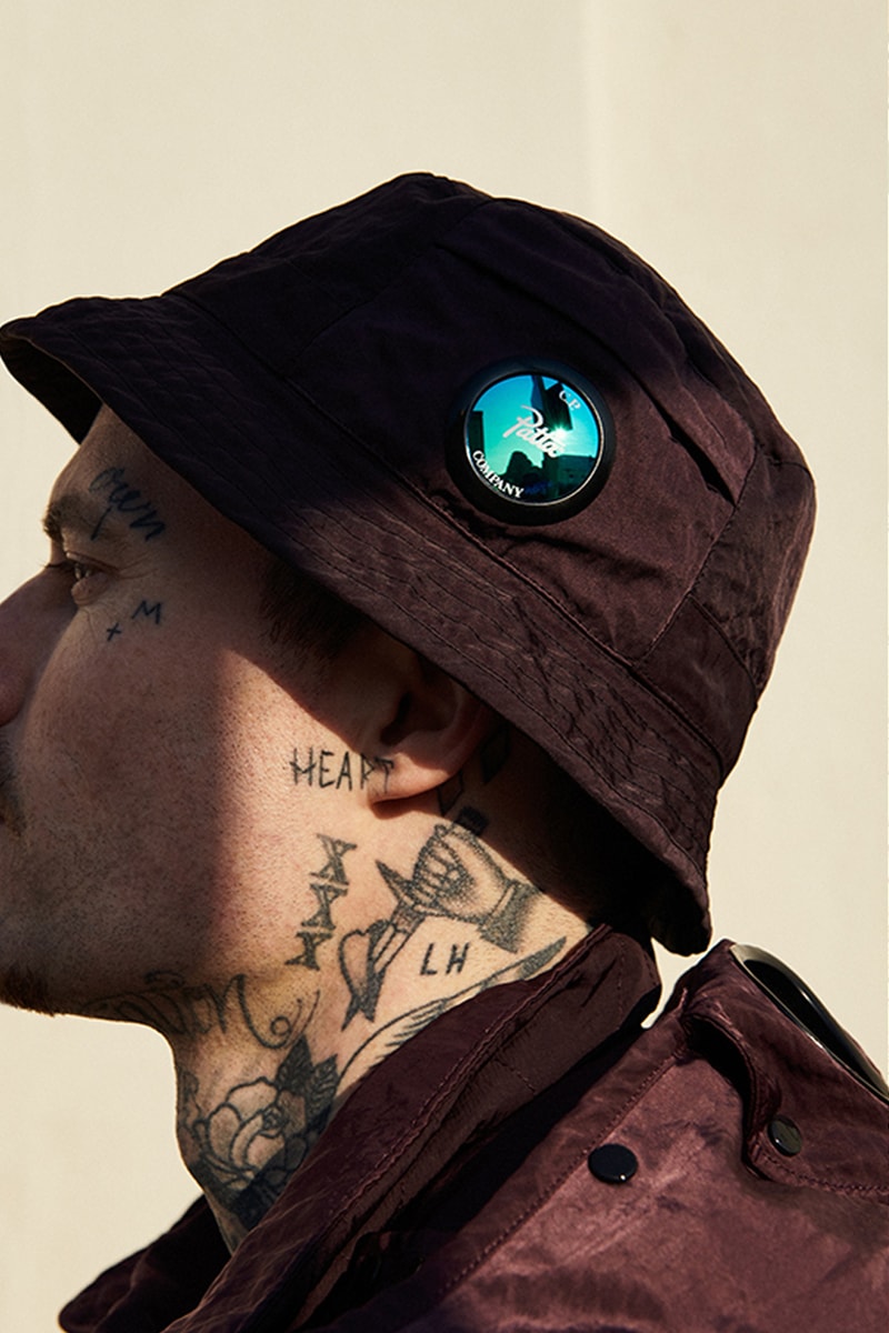 C.P. Company Patta Capsule Collection release info drop price pricing stockist beams t nylon metal jackets goggles vest graphic tees t-shirts bucket hats fleece zip ups 