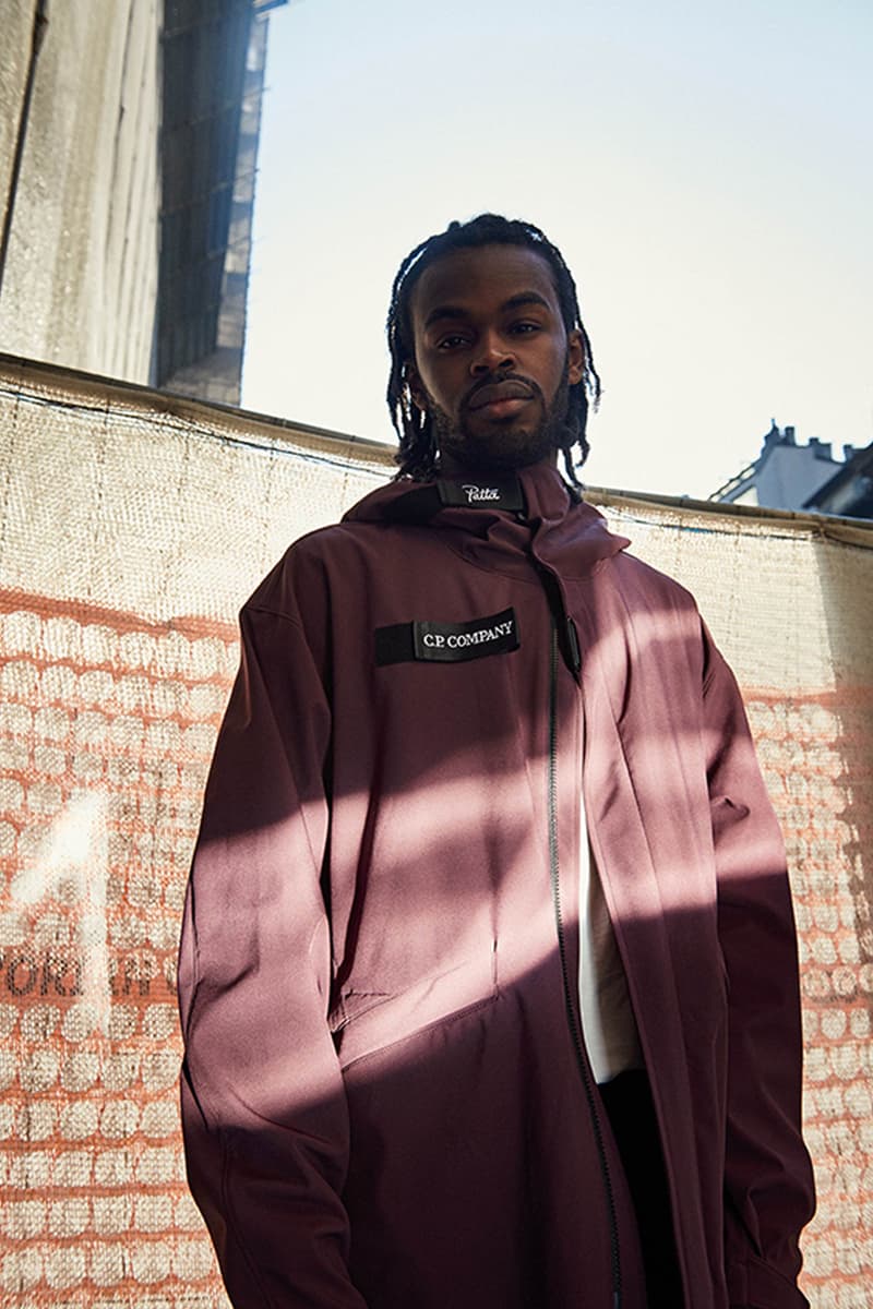 C.P. Company Patta Capsule Collection release info drop price pricing stockist beams t nylon metal jackets goggles vest graphic tees t-shirts bucket hats fleece zip ups