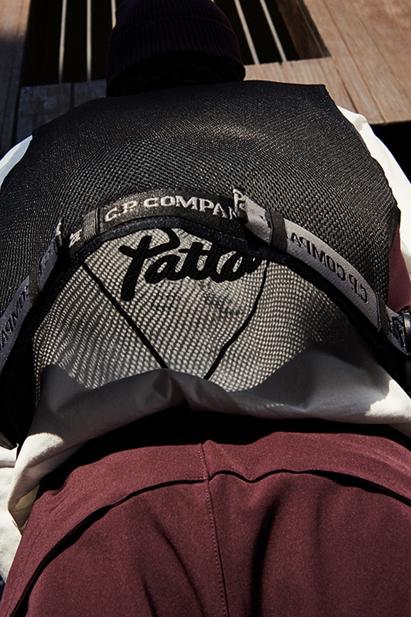 C.P. Company Patta Capsule Collection release info drop price pricing stockist beams t nylon metal jackets goggles vest graphic tees t-shirts bucket hats fleece zip ups 