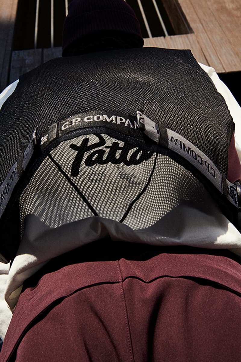 C.P. Company Patta Capsule Collection release info drop price pricing stockist beams t nylon metal jackets goggles vest graphic tees t-shirts bucket hats fleece zip ups