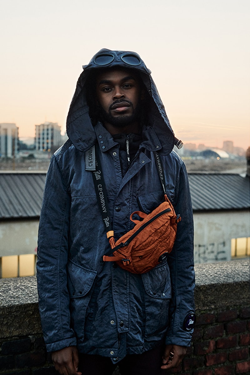 C.P. Company Patta Capsule Collection release info drop price pricing stockist beams t nylon metal jackets goggles vest graphic tees t-shirts bucket hats fleece zip ups 
