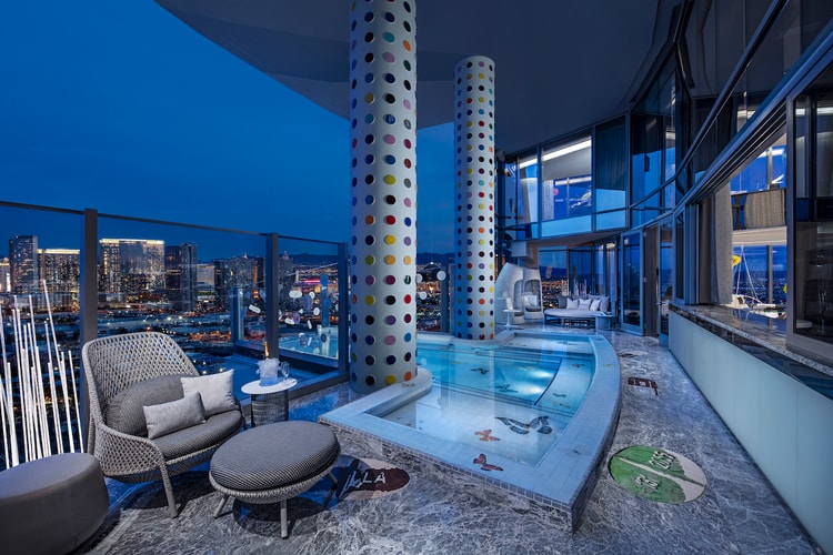 Palms Debuts 9,000-Square-Foot Sky Villa Filled with Damien Hirst Masterpieces
