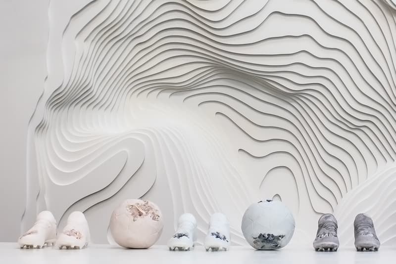 daniel arsham international champions cup collaboration tournament pop up snarkitecture cleats apparel capsule