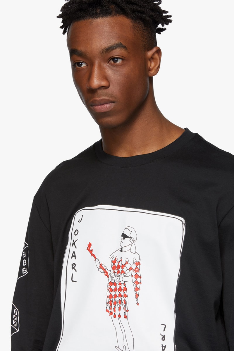 fendi jokarl graphic tshirt tee joker card spring summer 2019 