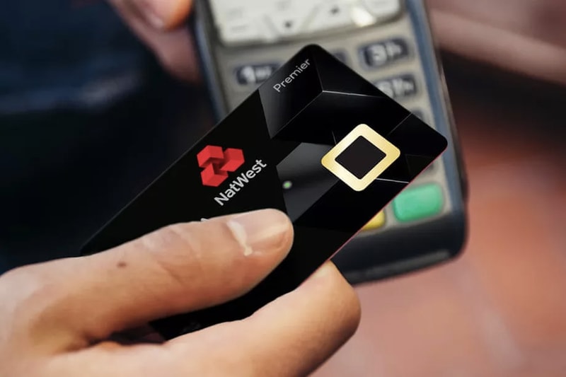 Fingerprint Debit Card Contactless Trial Natwest Tech Technology United Kingdom Bank Sensor Hacker Innovative