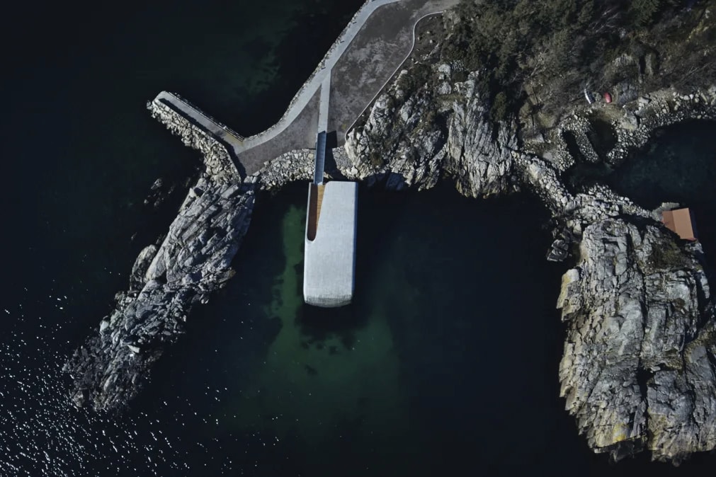 Snohette Underwater Under Restaurant Norway Visit Eat Reserve Details First Look Completed Inside Architecture Design