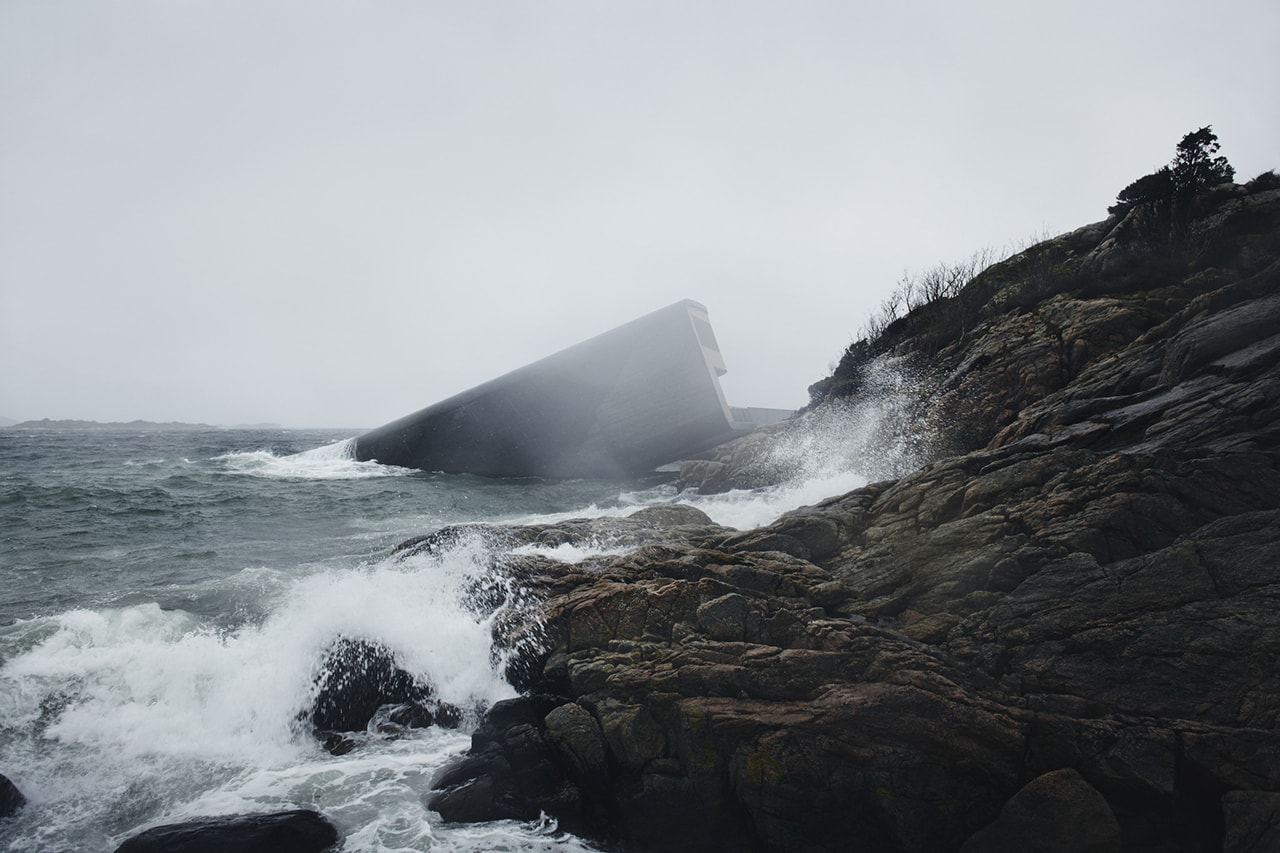 Snohette Underwater Under Restaurant Norway Visit Eat Reserve Details First Look Completed Inside Architecture Design