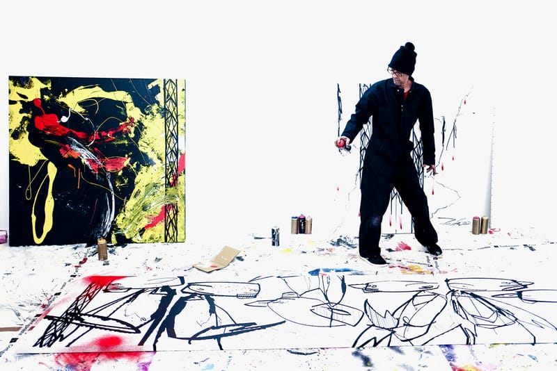 Futura Reveals Work-In-Progress Paintings for Upcoming "Abstract Compass" Exhibit