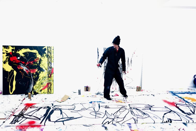 futura abstract compass magda danysz gallery hong kong artworks graffiti paintings