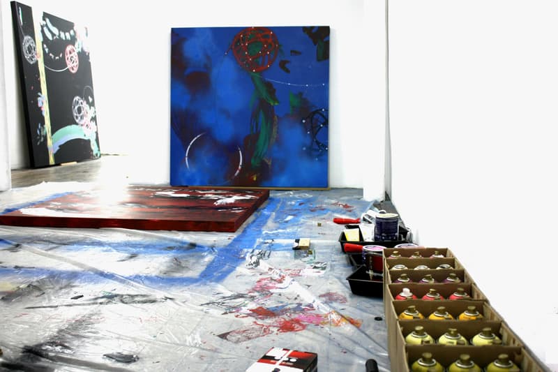 futura abstract compass magda danysz gallery hong kong artworks graffiti paintings