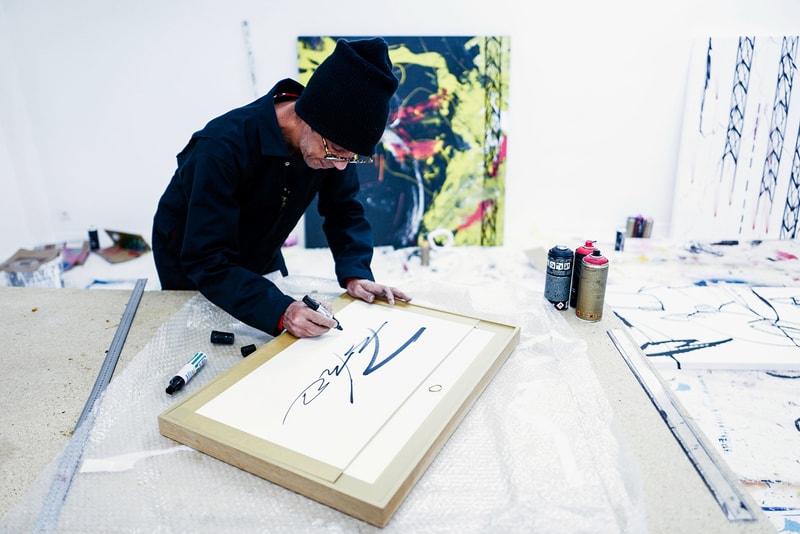 futura abstract compass magda danysz gallery hong kong artworks graffiti paintings